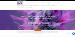 Fake cannabis dispensary site.